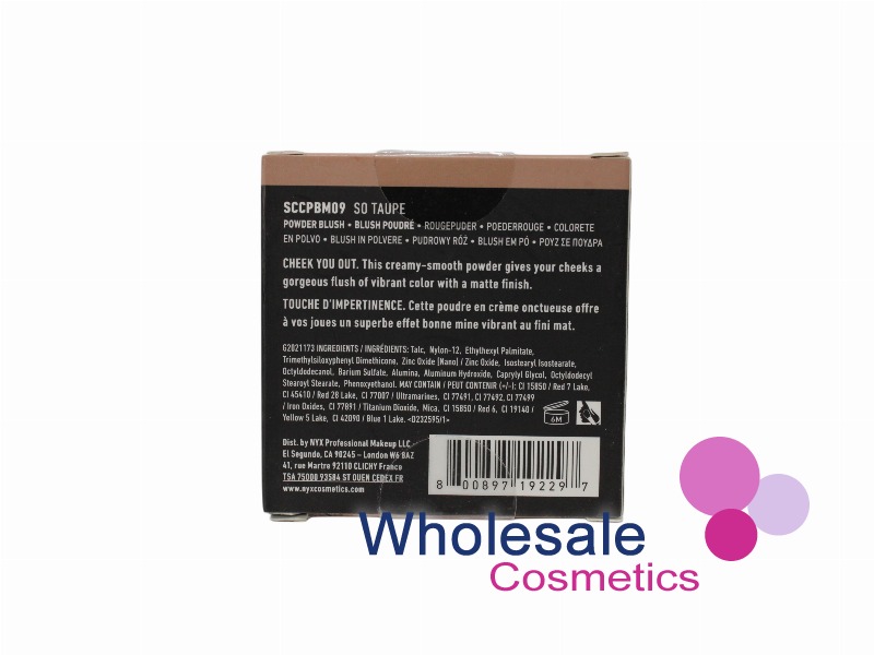 8 x NYX Professional Makeup Sweet Cheeks Creamy Powder Blush - 09 SO TAUPE